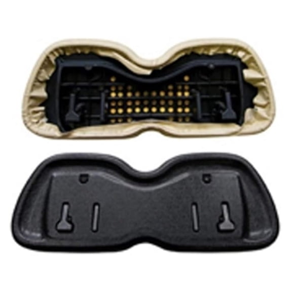 Club Car Precedent Golf Cart Seat Back | Black Plastic | Compatible with 2004-2021 Models