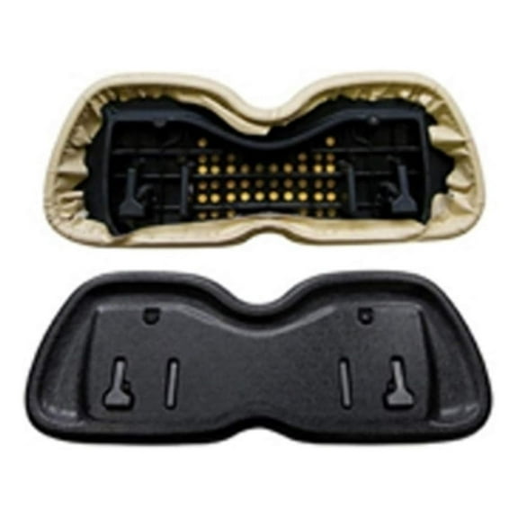 Club Car Precedent Golf Cart Seat Back | Black Plastic | Compatible with 2004-2021 Models