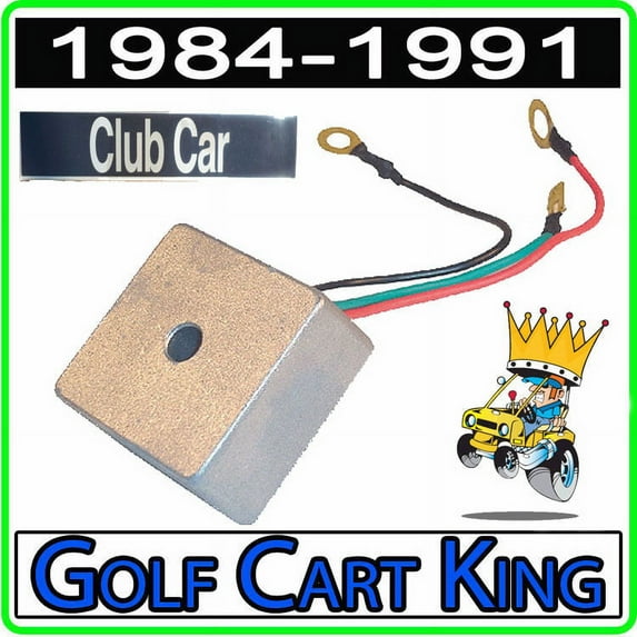 Club Car Voltage Regulator (1984-1991) DS 2-cycle Golf Cart