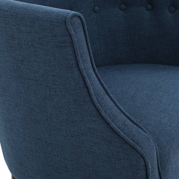 Club Chair with Sleek Tapered Legs / Fits Well in Any Home Interior