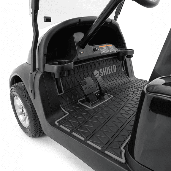 Club Clean EZGO Golf Cart Floor Mat – Fits RXV (2008–2022) & 2Five – Full Coverage, Non-Slip, 8mm Heavy-Duty Compound Liner – Grey