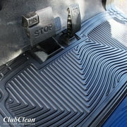 Club Clean Club Car Precedent Floor Mat – Custom Golf Cart Floor Mat – Fits Precedent Model – Only Golf Car Mat to Meet 6 ASTM Standards – Black Rubber Golf Cart Mat 8mm Thick – Patented Liner