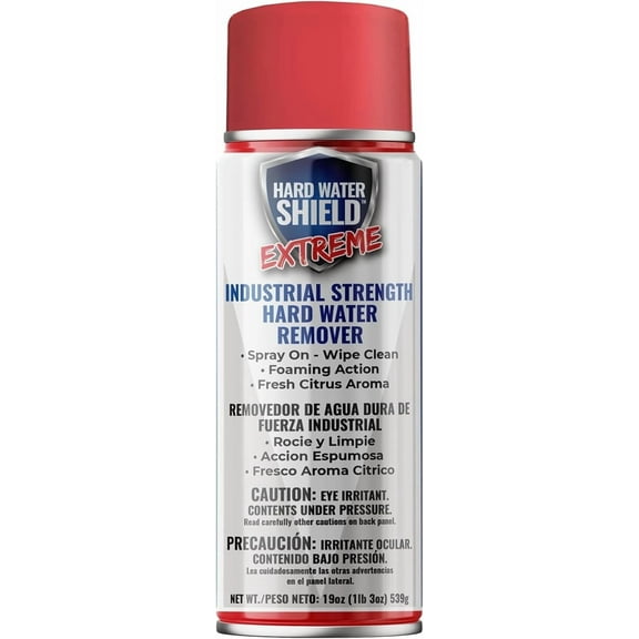 Club Clean Hard Water Shield – Hard Water Spot & Mineral Stain Remover for Golf Carts & Windshields – Foaming Cleaner for Glass, Plastic & Painted Surfaces – Citrus Scent