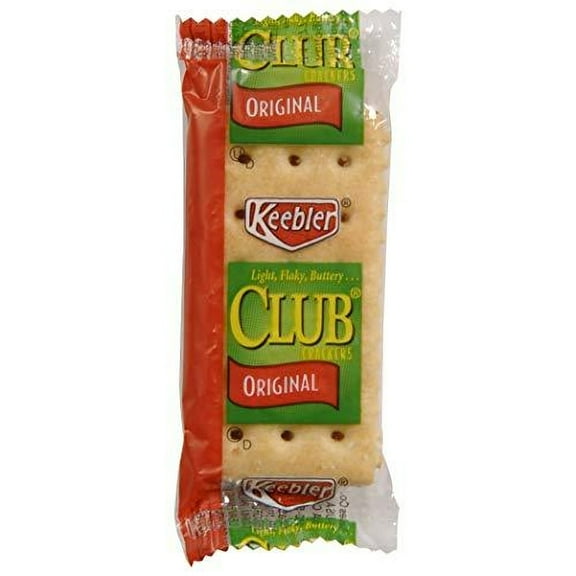 Club Crackers Keebler Original .25oz Count, Butter, 73.5 Ounce, (Pack of 300)