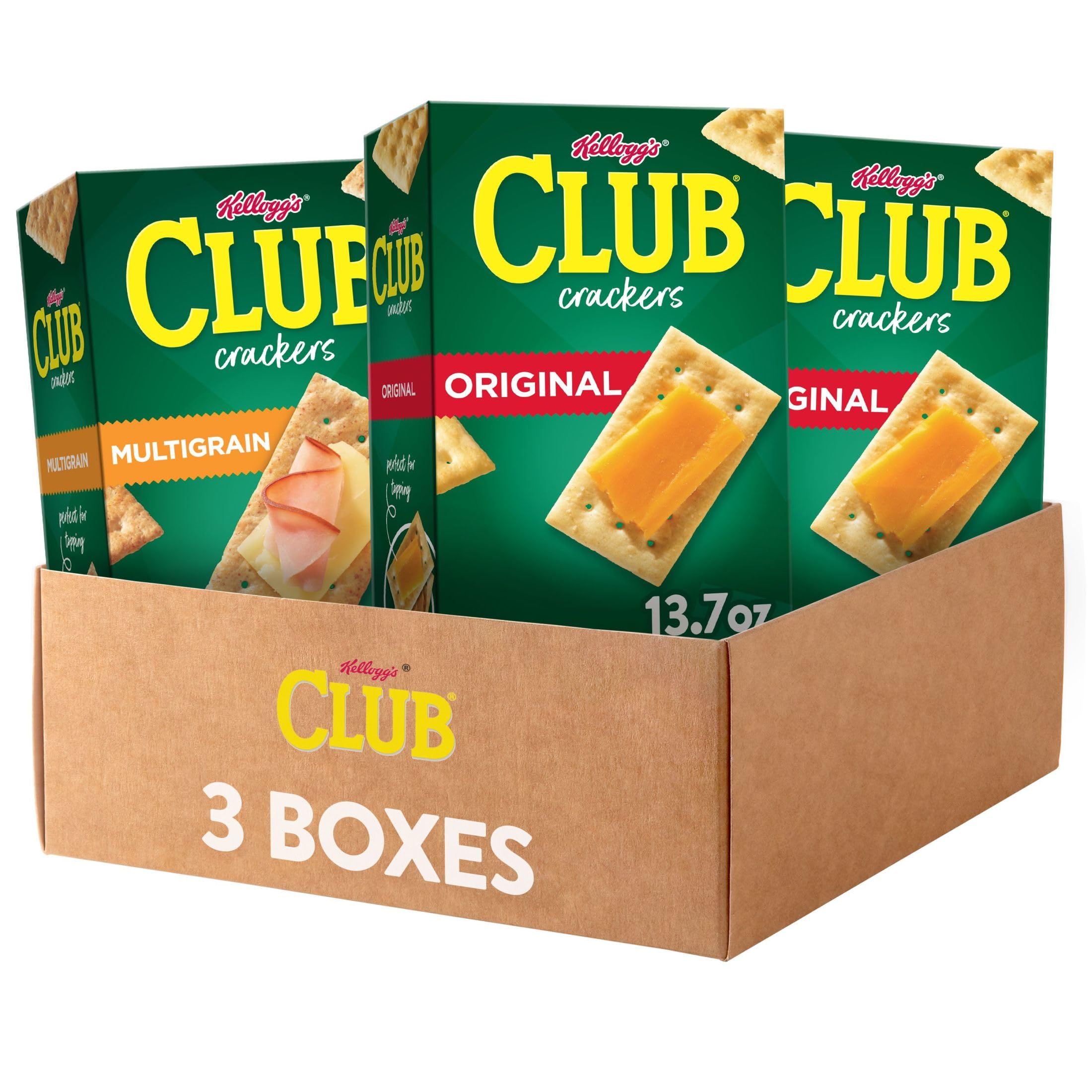 Club Crackers Lunch Snacks RE32Snack Crackers Variety Pack 3 Boxes