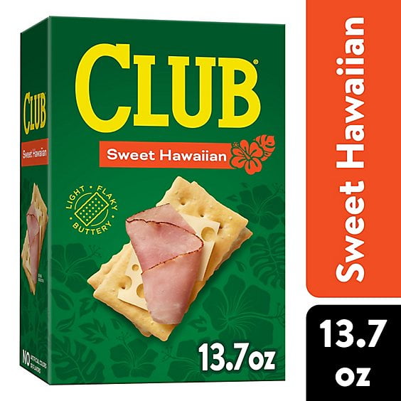 Club Crackers Sweet Hawaiian Lunch Snacks - 13.7 Oz