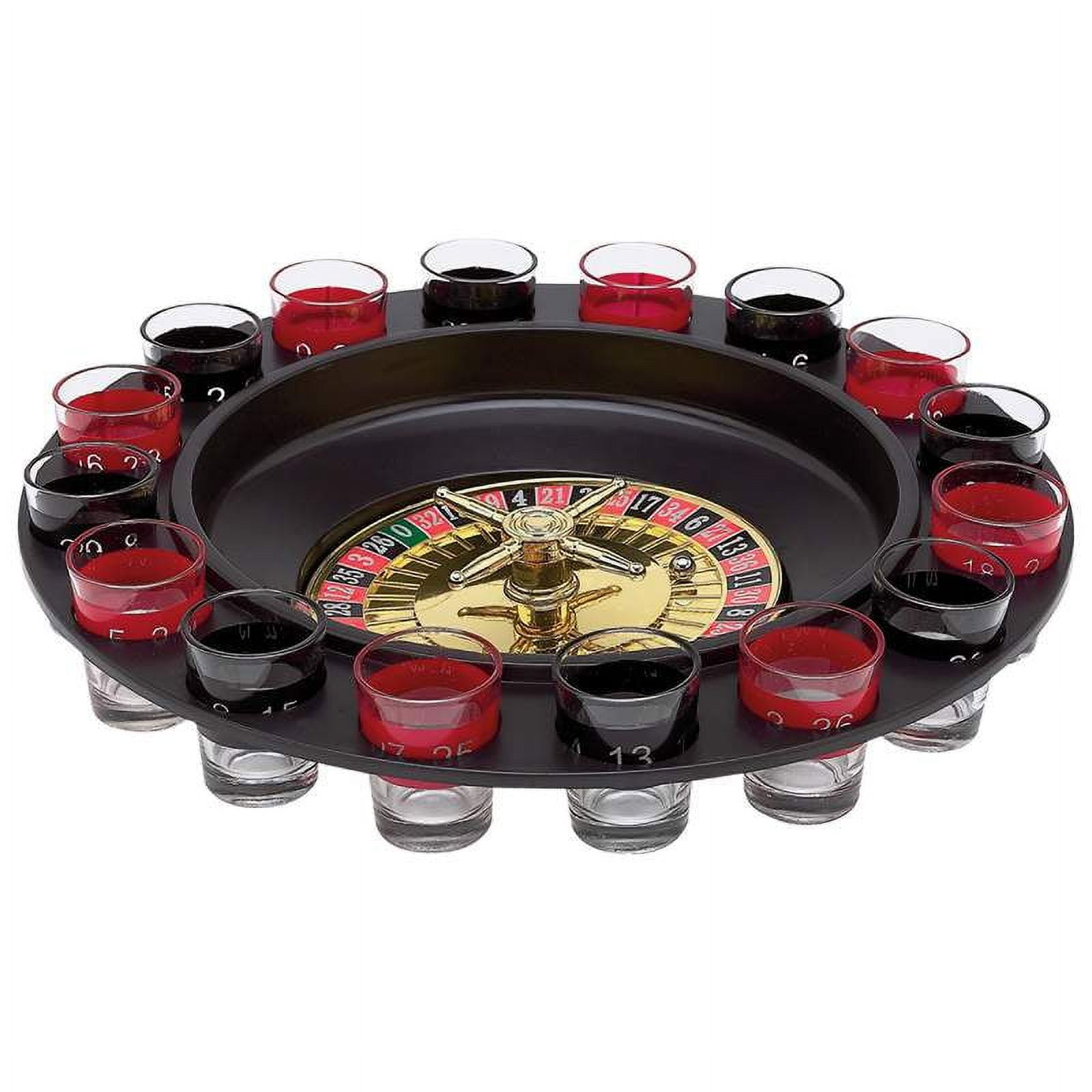 Club Fun&trade; 16-shot Roulette Drinking Game Set