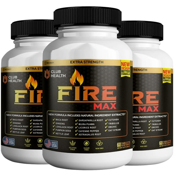 Club Health Fire Max Extra Strength Male Supplement,