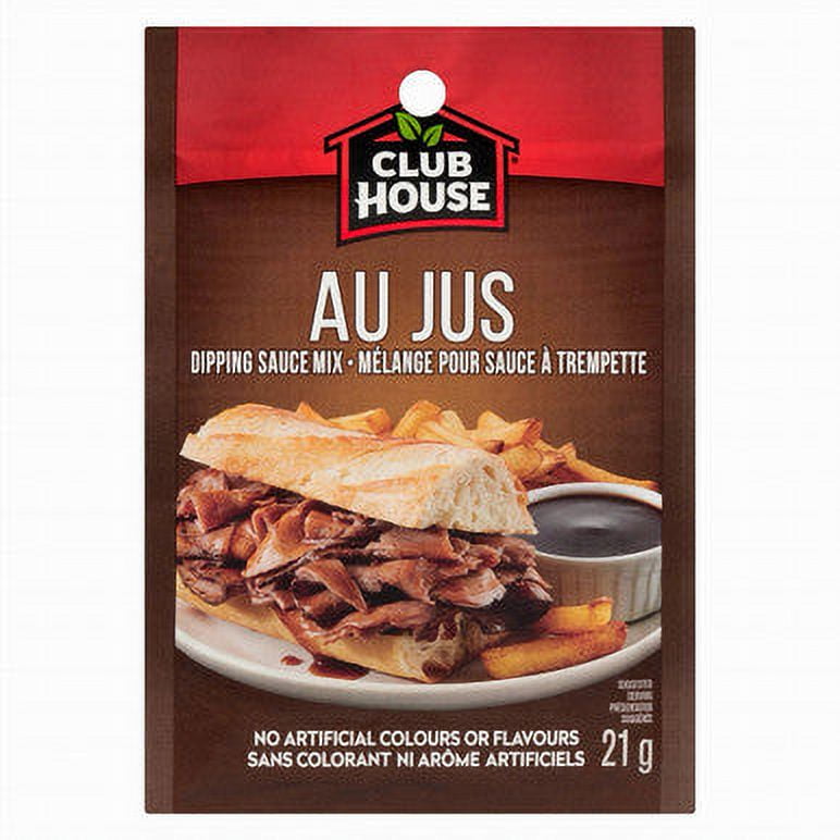 Club House Au Jus Gravy Dipping Sauce Mix, 21g/1oz., {Imported from