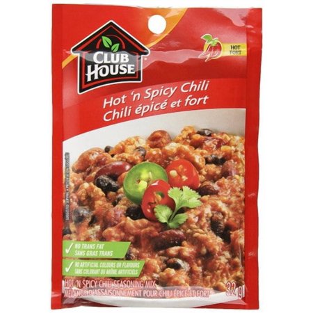 Club House Hot & Spicy Chili Seasoning Mix 32g (1.1 oz) | Canadian Spice Blend