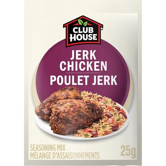Club House Jerk Chicken Seasoning Mix 25g - Jamaican Spice Blend