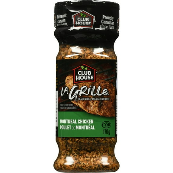 Club House La Grille Montreal Chicken Spice, 6 x 170g/6oz – Flavorful Seasoning for Perfect Chicken