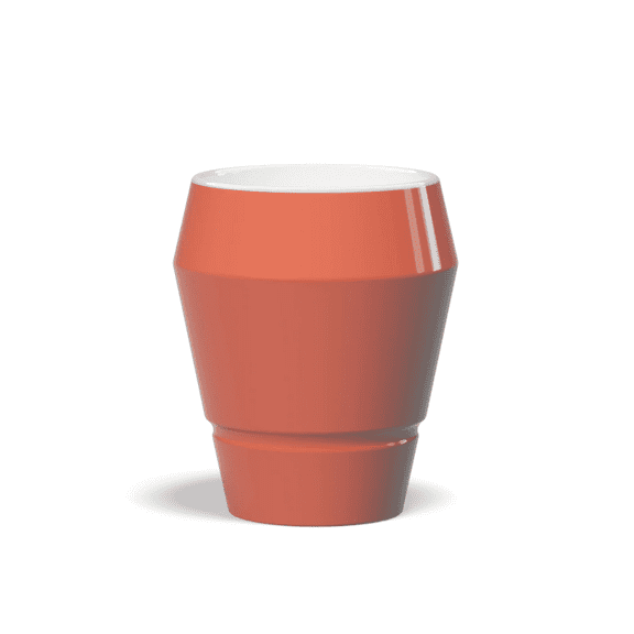 Club House Maniko Mug 265 ml – Double-Walled Porcelain, Thermal Insulation, Outer Cool Touch, Glossy & Matte Finishes, Multiple Colors