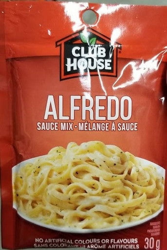 Club House Pasta Alfredo, 30g/1.1 oz, Single Pack, {Imported from