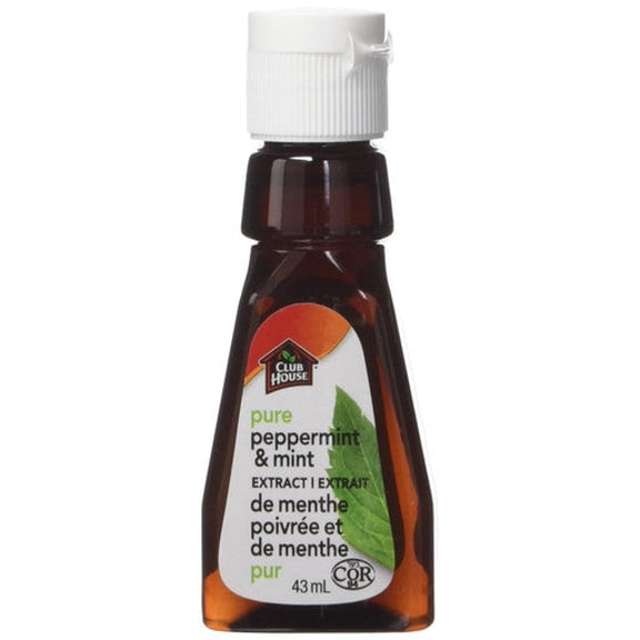Club House, Quality Baking & Flavouring Extracts, Pure Peppermint & Mint, 43ml/1.5 oz