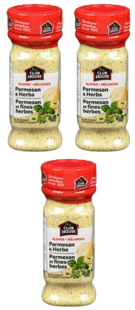 Club House Seasoning Signature Blends Parmesan & Herbs 135g (3 Pack ...