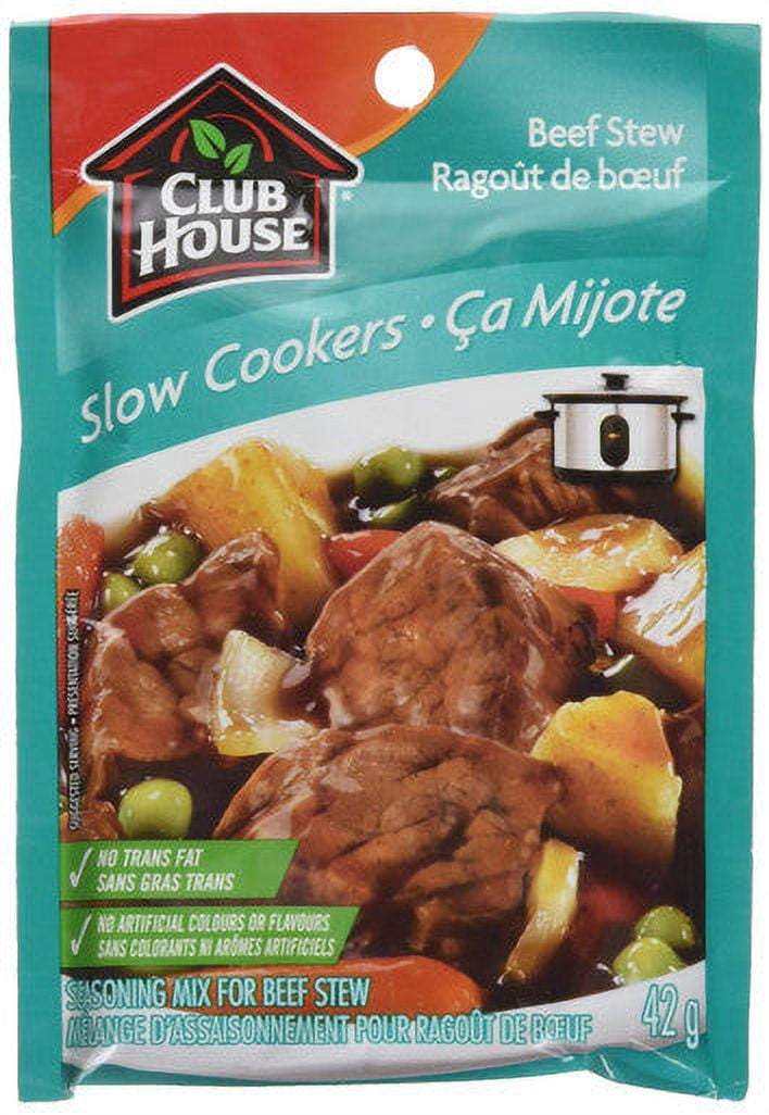 Club House Slow Cookers Beef Stew Seasoning Mix, 42g/1.5oz., {Imported