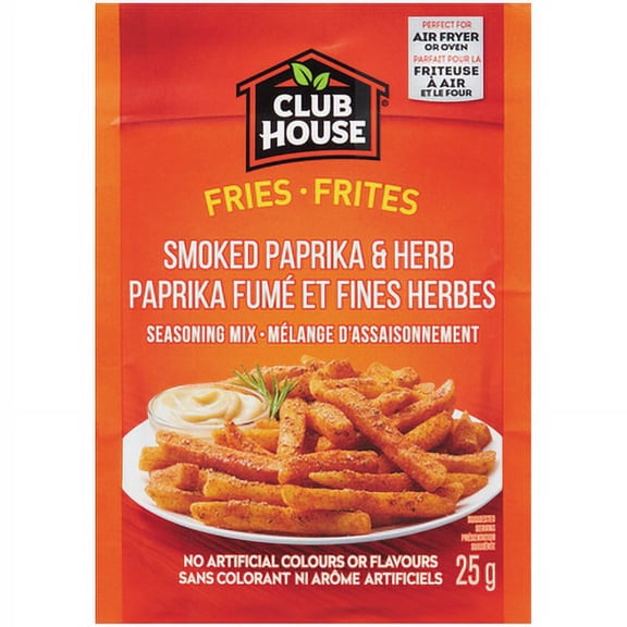 Club House Smoked Paprika & Herb Fries Seasoning Mix, 25g/0.9 oz