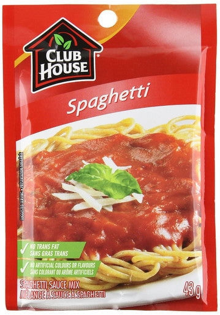 Club House Spaghetti Sauce Mix, 43g/1.5oz., {Imported from Canada