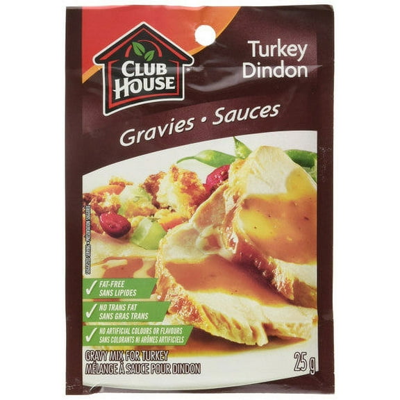 Club House Turkey Gravy Mix, 25g/1oz., {Imported from Canada}