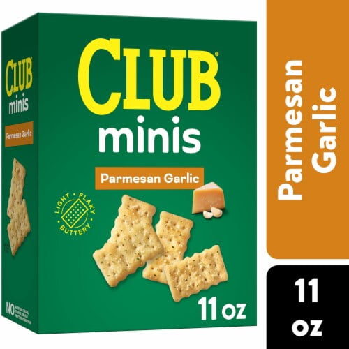 Club Minis Parmesean Garlic Crackers 11 oz