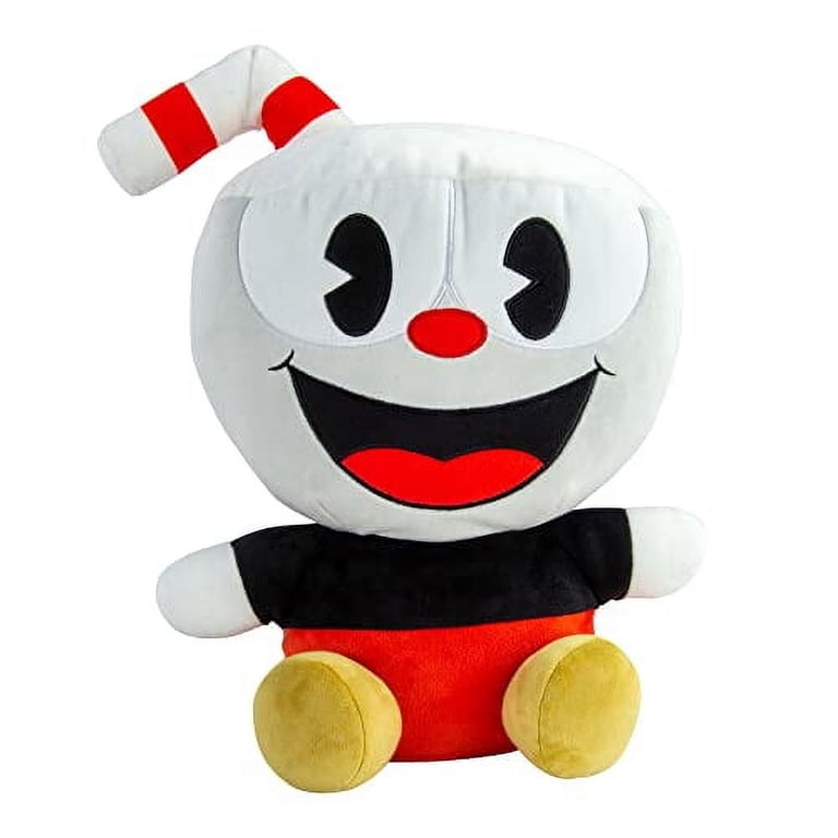 Club Mocchi-Mocchi- Cuphead Plushie, 15 Inch Squishy Collectible