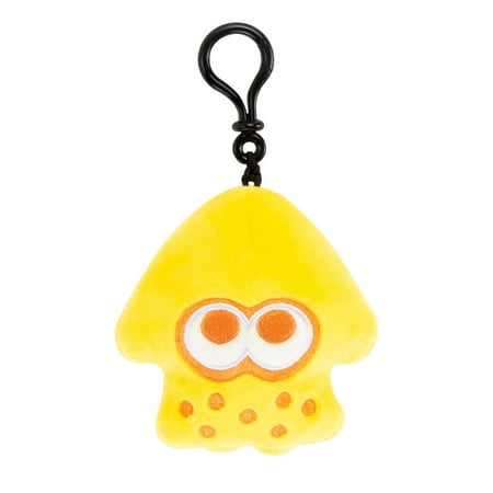 Club Mocchi-Mocchi- Nintendo Splatoon Clip-On Plush Stuffed Toy - Neon Yellow