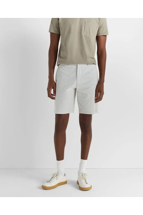 PISTACHIO/WHITE Men's Maddox Seersucker 9" Shorts, US 32