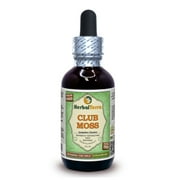 Club Moss Dry Whole Herb KETO Friendly Alcohol-Free Absolutely Natural Expertly Extracted by Trusted HerbalTerra Brand Liquid Extract. Proudly made in USA. Glycerite 2 Fl.Oz