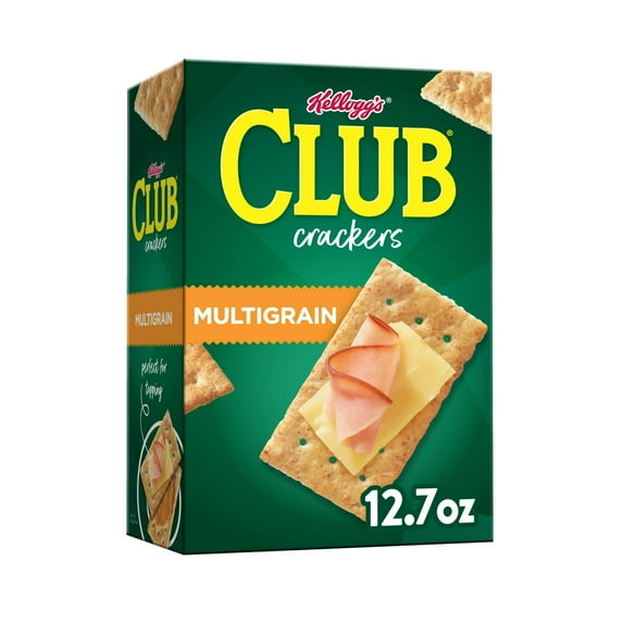 Club Multi Grain Crackers, Snack Crackers, 12.7 oz (Pack of 8)