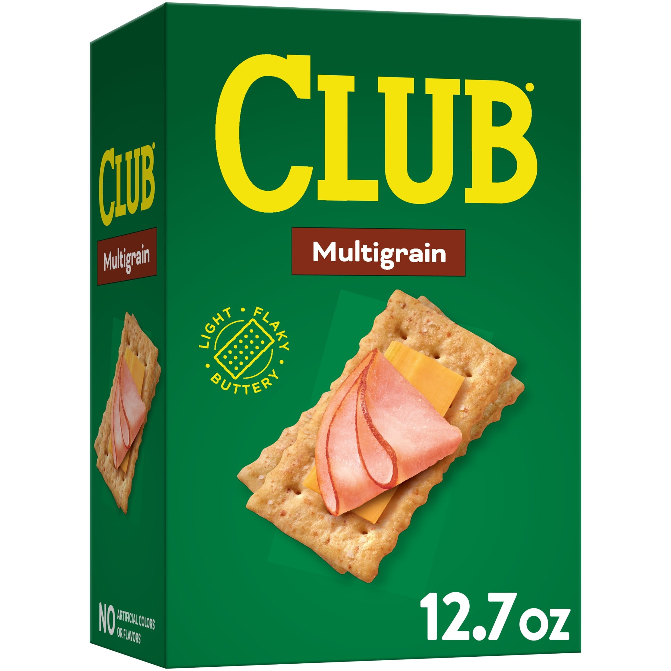 Club Multigrain Crackers, Lunch Snacks, 12.7 oz