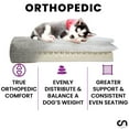 thumbnail image 1 of Club Nine Pets  Milo Orthopedic Elevated Dog Bed Large - Brown, 1 of 5