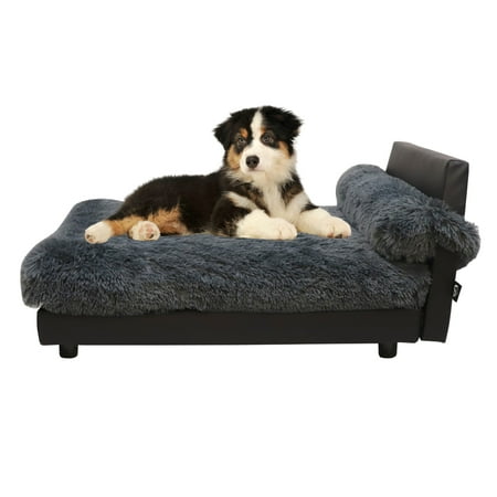 Club Nine Pets Lido Orthopedic Dog Bed, Large, Grey.