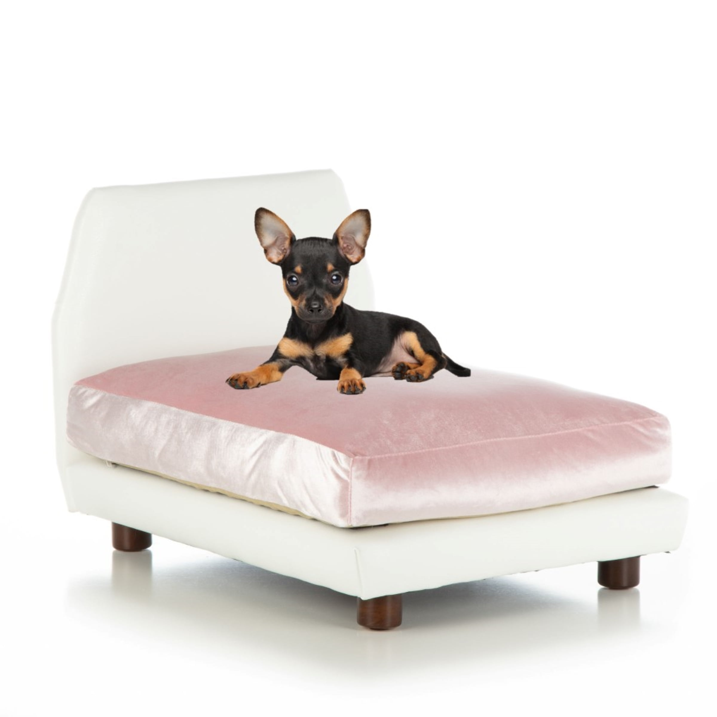 Pink orthopedic dog clearance bed