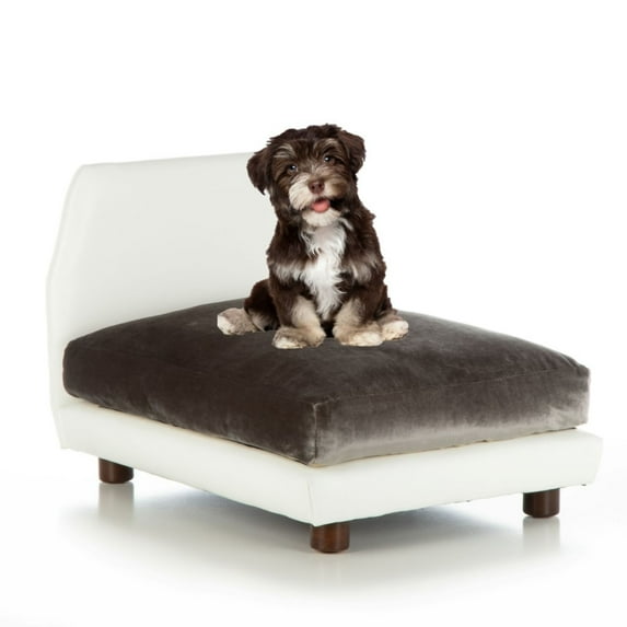 Club Nine Pets Lido Orthopedic Dog Bed, Small, Pewter.