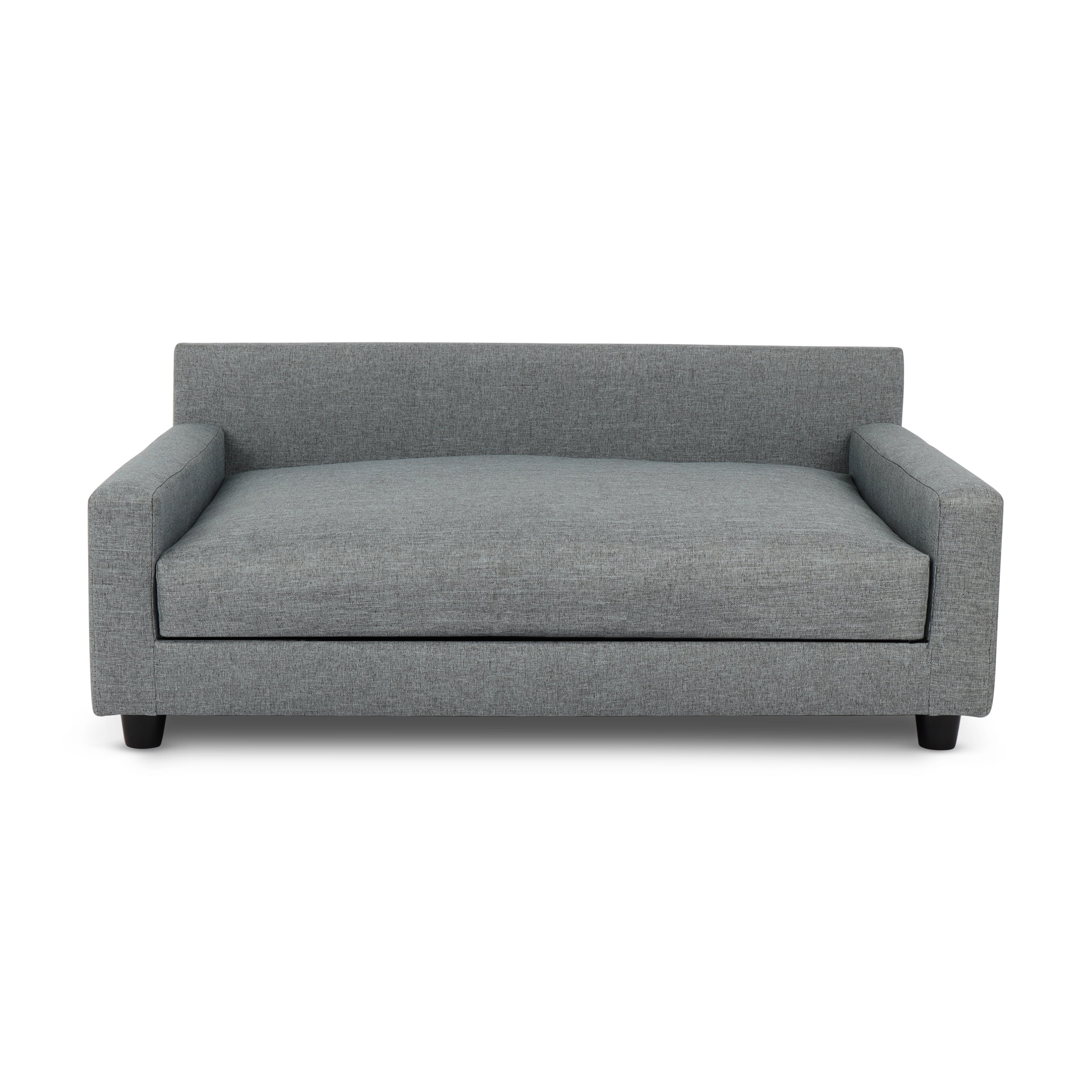 Large Gray Orthopedic Elevated Dog Sofa Bed