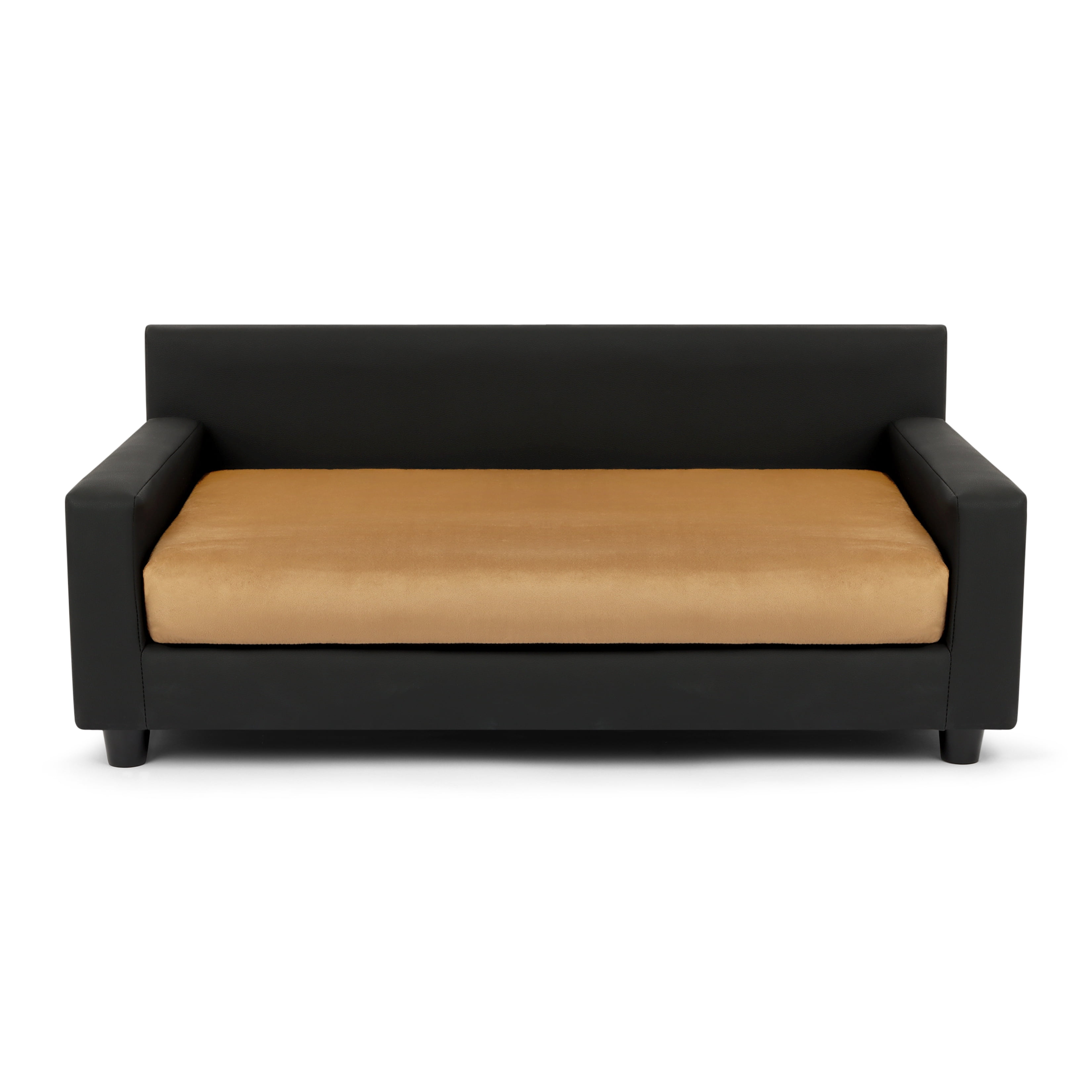 Club Nine Pets Metro Orthopedic Dog Bed Large, Sofa Style, Tan.