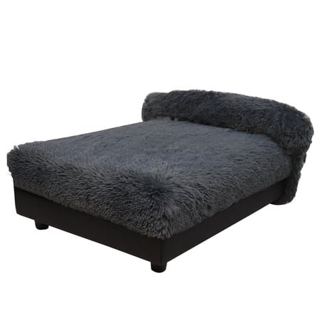 Club Nine Pets Milo Orthopedic Dog Bed, Large, Grey.