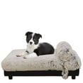 thumbnail image 1 of Club Nine Pets Milo Orthopedic Dog Bed, Large, Ivory., 1 of 8