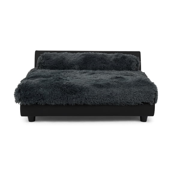 Club Nine Pets Roma Orthopedic Pet Bed for Dogs, Elevated, Medium, Grey