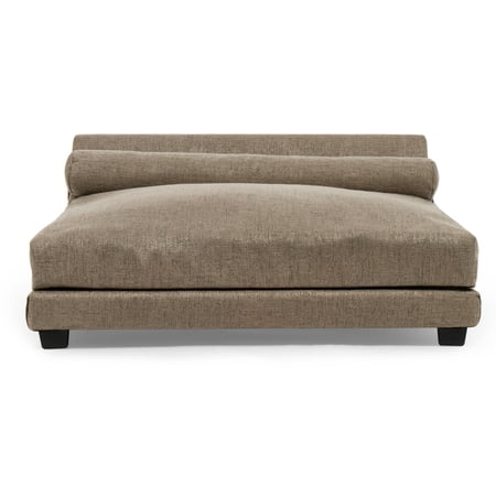 Club Nine Pets Roma Orthopedic Pet Bed for Dogs, Large Earth