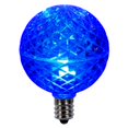 Club Pack of 25 LED G50 Blue Replacement Christmas Light Bulbs E12