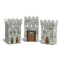 thumbnail image 1 of Club Pack of 36 Gray and Brown 3-D Medieval Castle Party Favor Boxes 6", 1 of 2