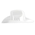 thumbnail image 1 of Club Pack of 48 Solid White Miniature Plastic Cowboy Hat Party Decorations, 1 of 1