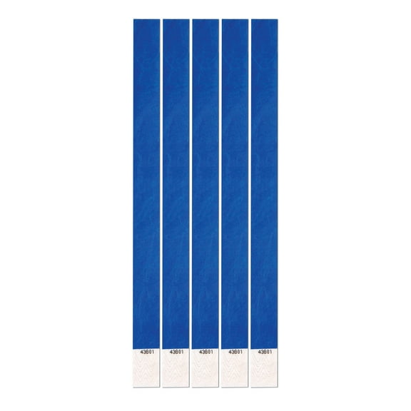 Tyvek Wristbands, .75" x 10", (100/Pkg)