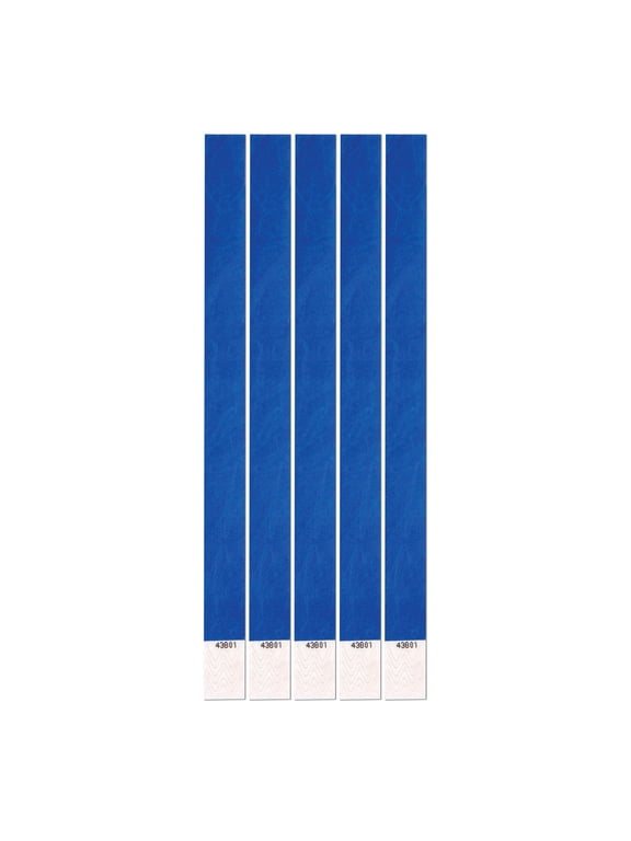 Tyvek Wristbands, .75" x 10", (100/Pkg)