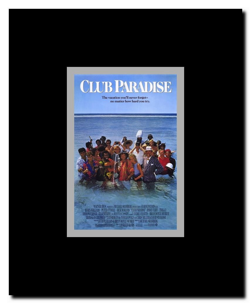 Club Paradise Framed Movie Poster