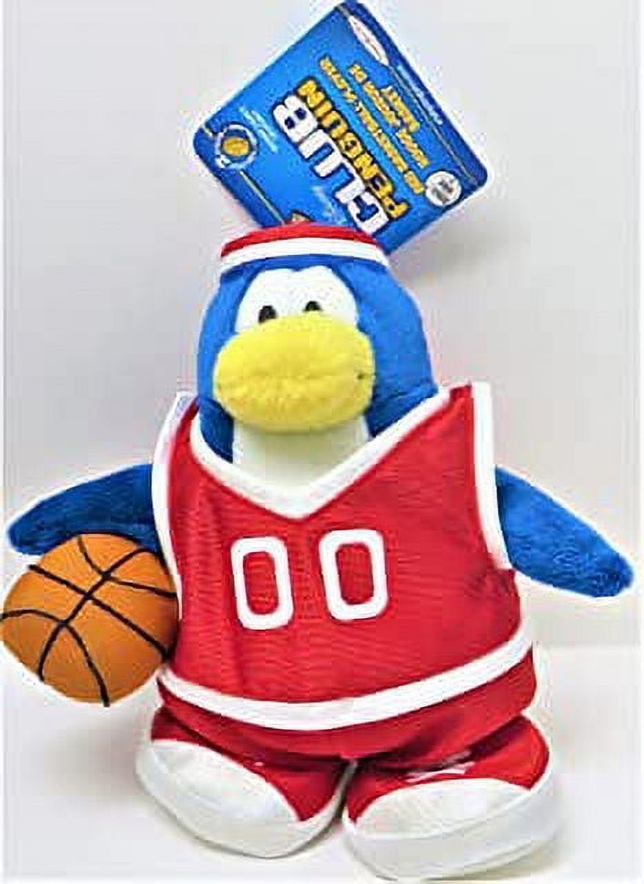 Club Penguin Series Basketball Player Plush (Blue Uniform