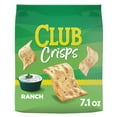 thumbnail image 1 of Club Ranch Cracker Crisps, Baked Snack Crackers, 7.1 oz, 1 of 9