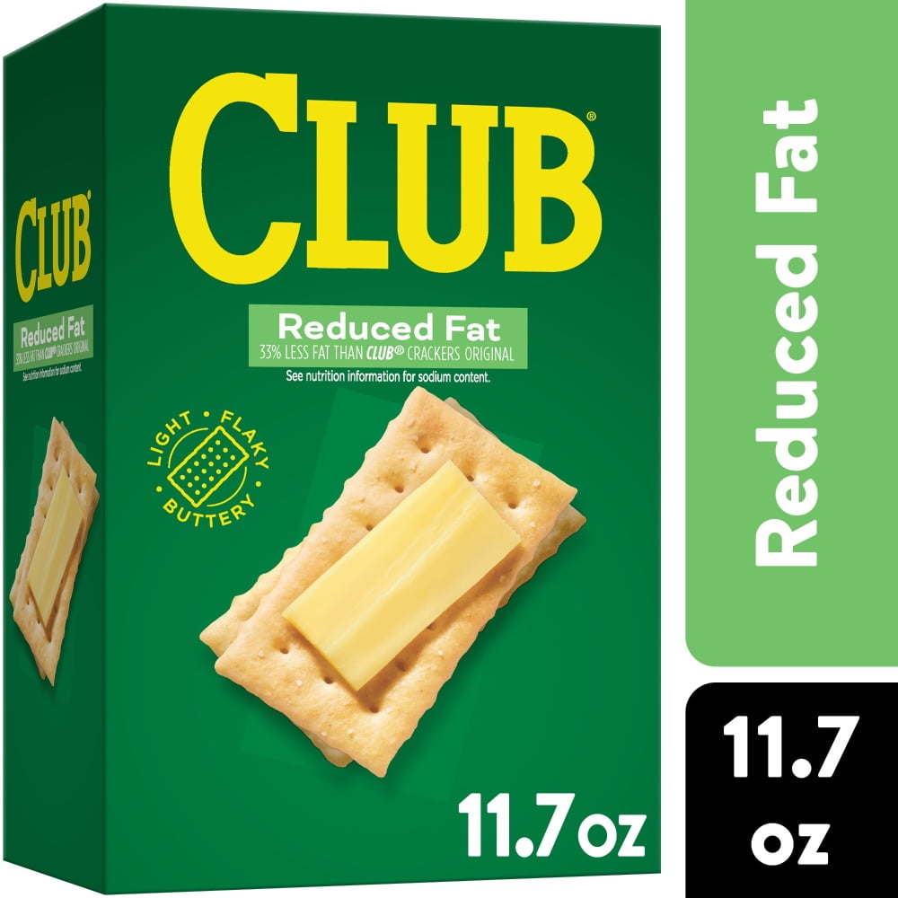 Club Reduced Fat Crackers, 11.7 oz (Package May Vary)